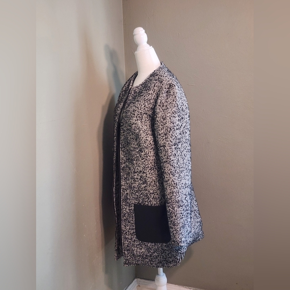 PEP Femme Jacket/Coat Long Length Womens Size Medium Soft Lining French - Picture 2 of 12